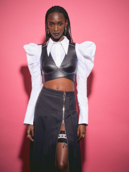 Portrait of Belgian singer, Lous and the Yakuza